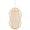 Lampa wisząca Puket 11160 pleciona lampion krata japandi bambusowa biała