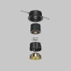 Odblaskowa rama do lamp podsufitowych Wise Ring057-7-MG czarna