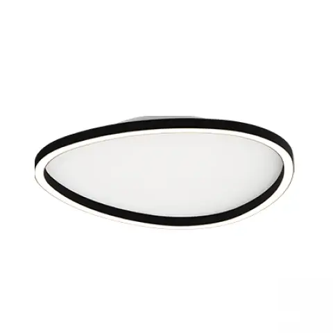 Nowoczesny plafon sufitowy 23205 LED 29W 3000K do przedpokoju czarny