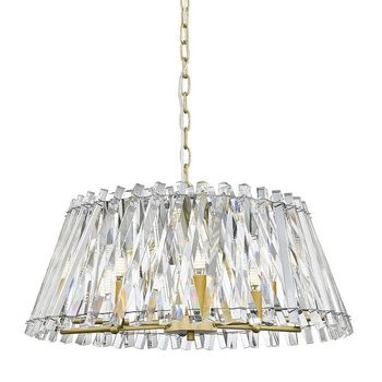 Glamour żyrandol pałacowy Mirabell lampa wisząca jadalniana złota