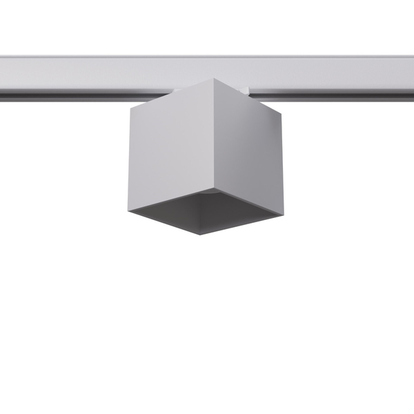 Metalowa lampa sufitowa trójfazowa QUAD MYL.00282 kostka biała
