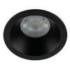 Minimalistyczny sufitowy spotlight Opti 10577 okrągła czarny