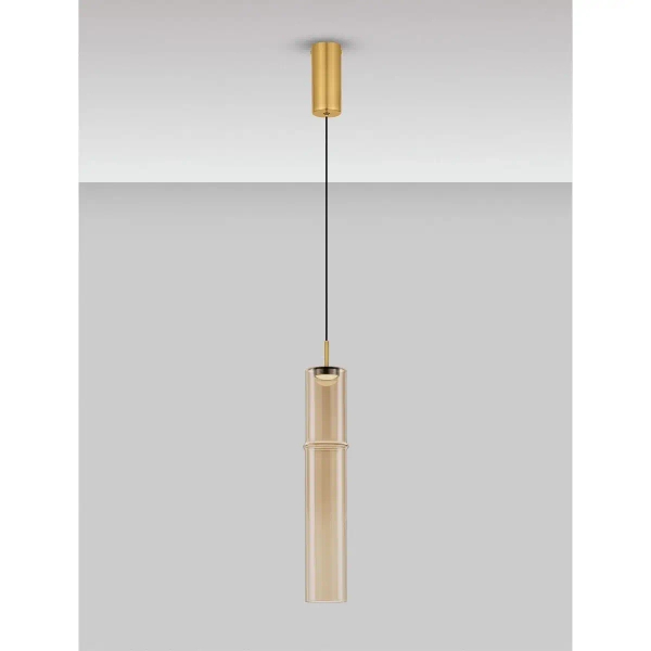Wisząca lampa tuba SARTANO LE45166 LED 3W 3000K złota