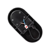 Sufitowa LAMPA plafon ARON 03798 Ideus owalna OPRAWA hermetyczna LED 12W 4000K zewnętrzna IP65 czarna