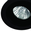 Oczko LAMPA sufitowa PIO nero Orlicki Design metalowa OPRAWA podtynkowa wpust orkągły czarny srebrny