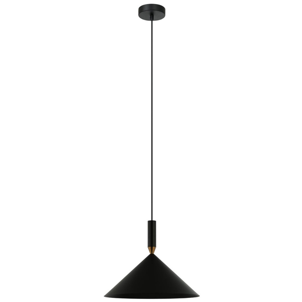 Wisząca lampa Drello PND-541101-BK Italux do gabinetu metalowa czarna