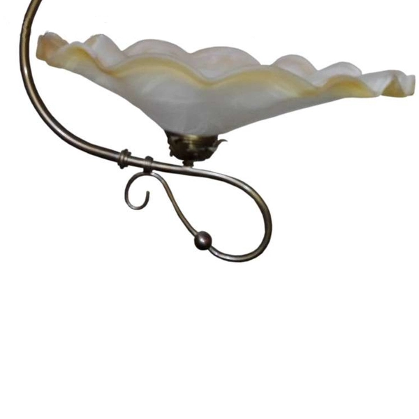 Lampa sufitowa kwiat KUT 208 klasyczna liść kremowy ecru