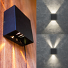 Elewacyjna LAMPA zewnętrzna GEMINI BEAMS 5104005118 Lutec metalowa OPRAWA kinkiet LED 10W 4000K kwadratowy IP54 szary
