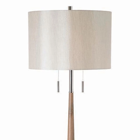 Lampa podłogowa do czytania Altesse ALTESSE-FLNI drewniany biały