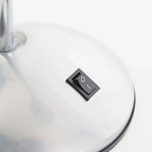 Biurkowa lampka z regulacją Allison 99063/58 na peszlu srebrny