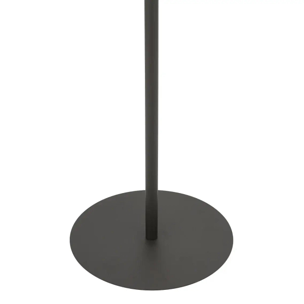 Podłogowa lampa do sypialni LAGO 11676 tuba tkanina szara
