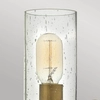 Lampa na ściane Collier HK-COLLIER1 Hinkley na przedpokój szklana mosiądz
