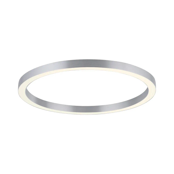 Owalny plafon PURE-LINES srebrny 6306-95 1xLED 42W 2700-5000K ring
