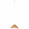 Lampa zwis pleciona Amalfi P0577 Maxlight sznurek do jadalni ekologiczna biała