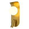 Lampa ścienna do holu Pati CGPATI-BRASS-1 Copel LED 5W 3000K bubble mosiądz biały