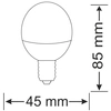 Żarówka PLATINUM 303936 Polux E14 G45 LED 6,3W 560 lm 230V kulka biała ciepła 3000K