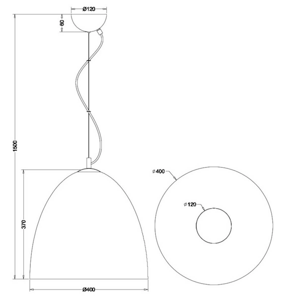 Salonowa lampa wisząca Tilda R30661911 RL Light metalowa szara