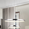 Wisząca lampa LUNE 32-64769 futurystyczna zwis LED 40W 4000K rings chrom