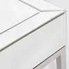 Stolik kawowy glamour Madion MD-CT1424S Cosmolight z szufladami biały