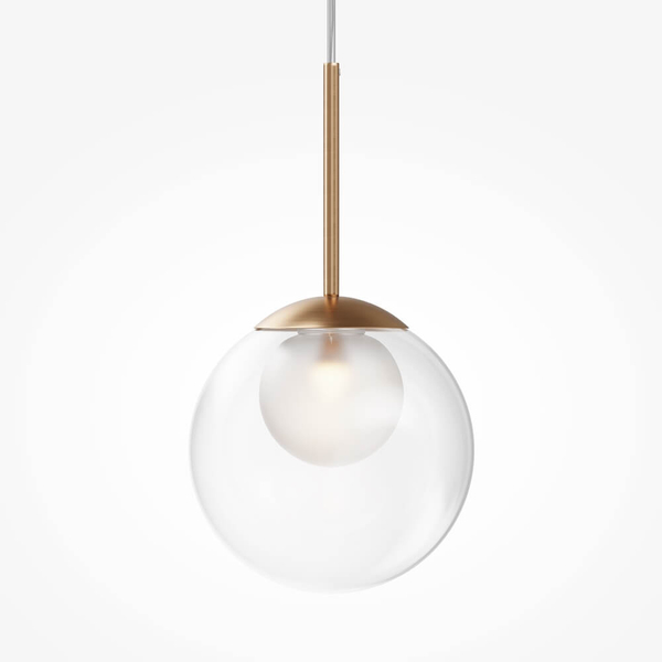 Nowoczesna lampa zwieszana Basic form MOD521PL-01G3 złoty przezroczysty