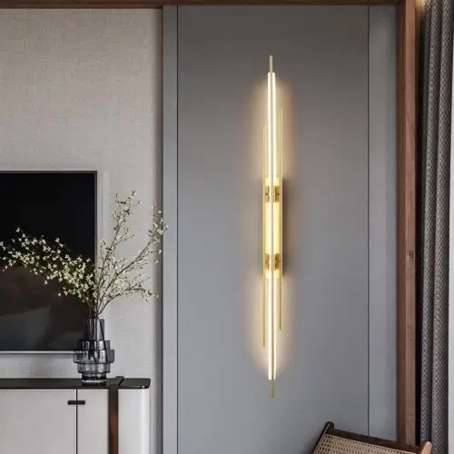 Naścienna lampa Safari CGSAFARALED60 LED 9W 3000K listwy złote