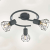 LAMPA sufitowa VERVE 98-60990 Candellux metalowa OPRAWA regulowane reflektorki druciane szare