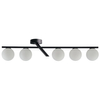Modernistyczna lampa sufitowa ZOE 33327 Sigma 5-punktowa czarne