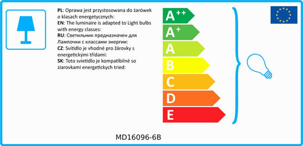 Żyrandol LAMPA wisząca GIANNI MD16096-6B Italux metalowa OPRAWA zwis szklane kule balls przezroczyste