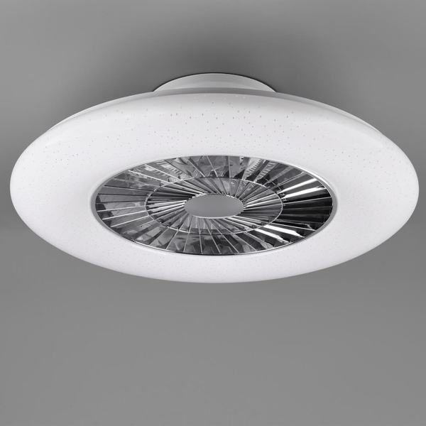 Wentylator sterowany pilotem Visby R62402106 LED 40W 3000-6500K srebrna
