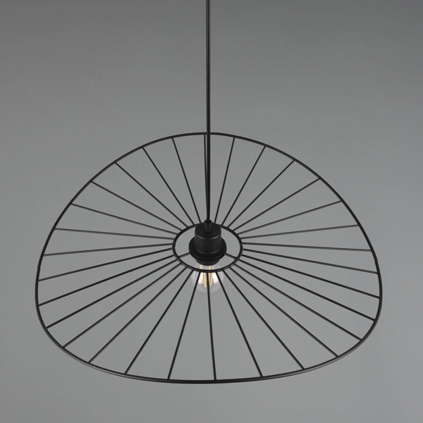 Wisząca lampa Chapeau R31451032 RL Light kapelusz metalowy czarny