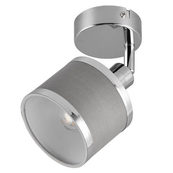Nowoczesny plafon do sypialni Arosa 812100106 metalowy srebrny chrom