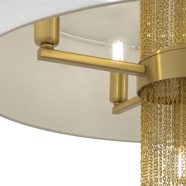 Lampa wisząca glamour Impressive MOD151PL-05G łańcuchy złote