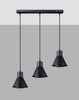 Lampa zwisowa Tazila SL.0990 Sollux industrial kuchenna czarna