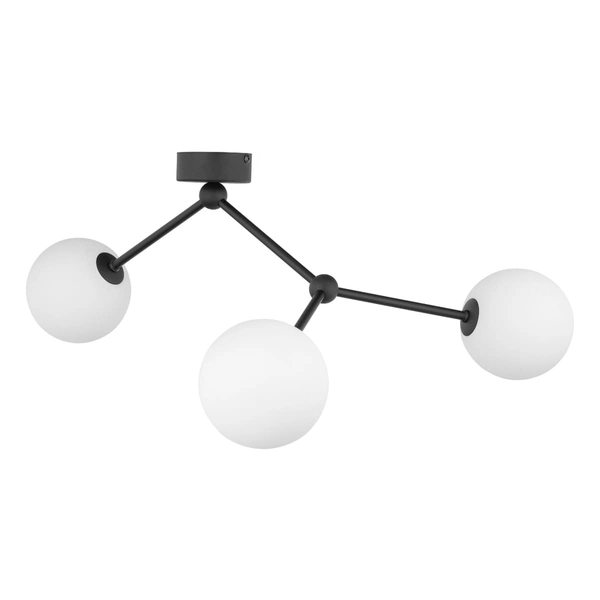 Molekułowa lampa sufitowa potrójna Fairy 4854 TK Lighting czarna biała