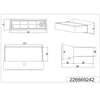 Elewacyjna lampa SELARO DL242226669 outdoor LED 11W 3000K grafitowa
