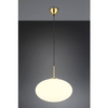 Zwis lampa salonowa FOMENTO 363190108 Trio pojedyncza bubble złoty biały