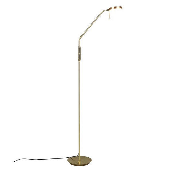 Ściemnialna lampa podłogowa NEMIO DL108423310 LED 12W 2300-4000K złoty