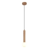Lampa wisząca do salonu Filano PND-33574-1-WD metalowa brązowa