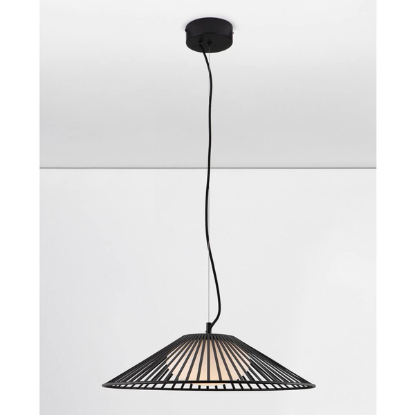 Jadalniana lampa zwisająca PENA LE44249 LED 15W 3000K druciana czarna biała