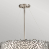 Wisząca lampa okrągła Silver Coral KL-SILVER-CORAL-P-B Kichler srebrny