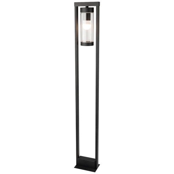 Stojąca lampa tarasowa Spectra 312358 Polux rama prostokątna IP44 czarna