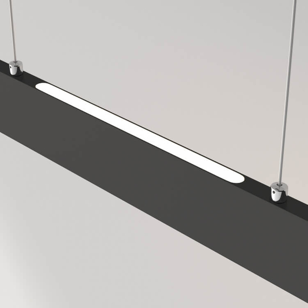 Lampa wisząca Step P010PL-L23B LED 23W 3000K czarna