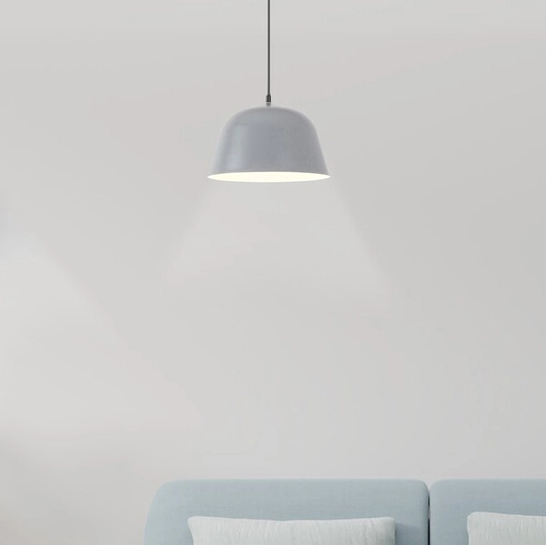 Industrialna lampa wisząca Malia 3095 szary zwis nad wyspę kuchenną