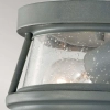 Zewnętrzna LAMPA sufitowa FE-CHELSEAHBR-F Elstead FEISS metalowa OPRAWA okrągła z efektem deszczu IP44 czarna przezroczysta