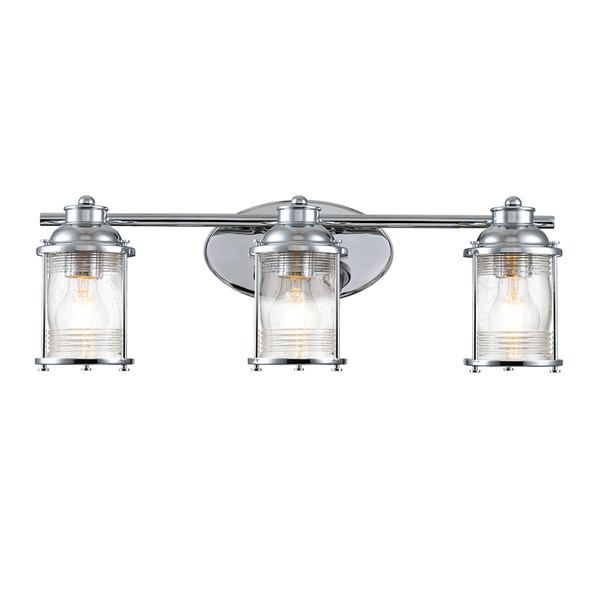 Łazienkowa ścienna lampa Ashland Bay QN-ASHLANDBAY3-PC-BATH Quintiesse IP44 chrom