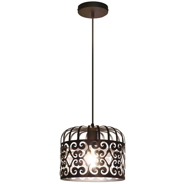 LAMPA wisząca ALESSANDRA 2156 Rabalux metalowa OPRAWA ażurowy zwis vintage czarny