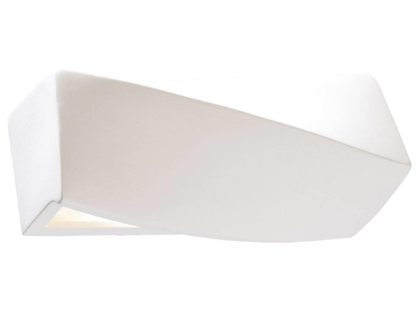 Kinkiet LAMPA ścienna SL.0229 przyścienna OPRAWA ceramiczna biała