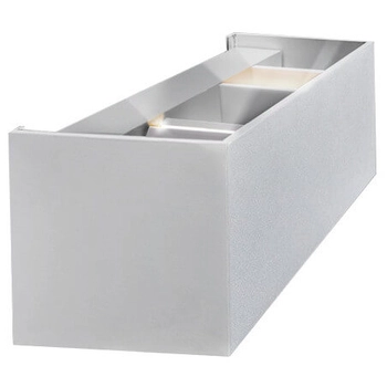 Prostokątna lampa ścienna Gambino AZ1882 LED 12W 3000K IP44 do ogrodu biała