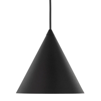 Lampa wisząca do salonu CONO 10058 trójkątna czarny