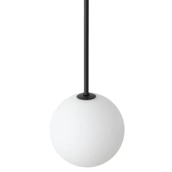 Wisząca lampa kulista Kier 10310 loftowa biała czarna